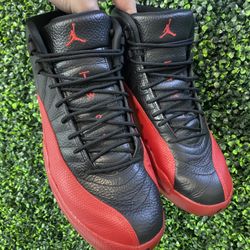 Pre Owned Jordan 12 Flu Games Sz 14