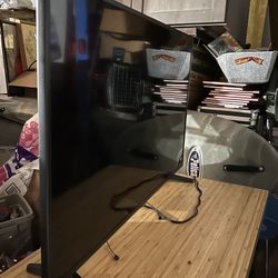 Large Black Flat Screen TV