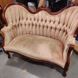Antique love seat 