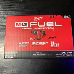 Milwaukee M12 FUEL 12V Lithium-Ion Brushless Cordless 5/8 in. SDS-Plus Rotary Hammer Drill (Tool-Only)