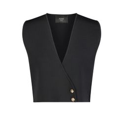 Aleeza Paris Chapelle High Quality Knit Vest, Black, XL, NWOT