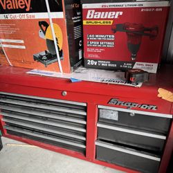 $500 Snap-on Tools Tool Box 40x19x15 Leans To The Right No Key