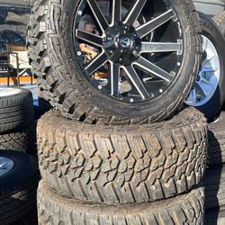 WHEELS FUEL 20x10 CHEVY FORD TOYOTA