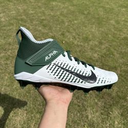 Nike Alpha Menace Pro 2 Men size 14.5 BV3945-107 White Green Football Cleats