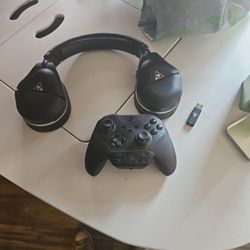 Turtle Beach Wireless Headset And Elite Series Controller For Xbox