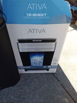 Ativa 12sheet micro cut shredder