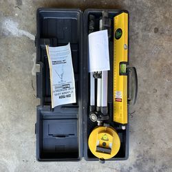 Can-track laser level