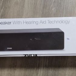 ZVOX AccuVoice AV155 TV Speaker With HEARING AID Technology.