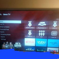 65 Inch TCL Roku Tv 