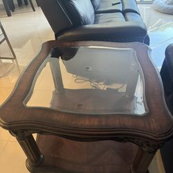 Glass Top - End table