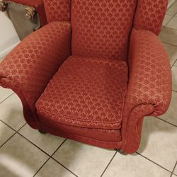 Sofa Chair With Footstool 
