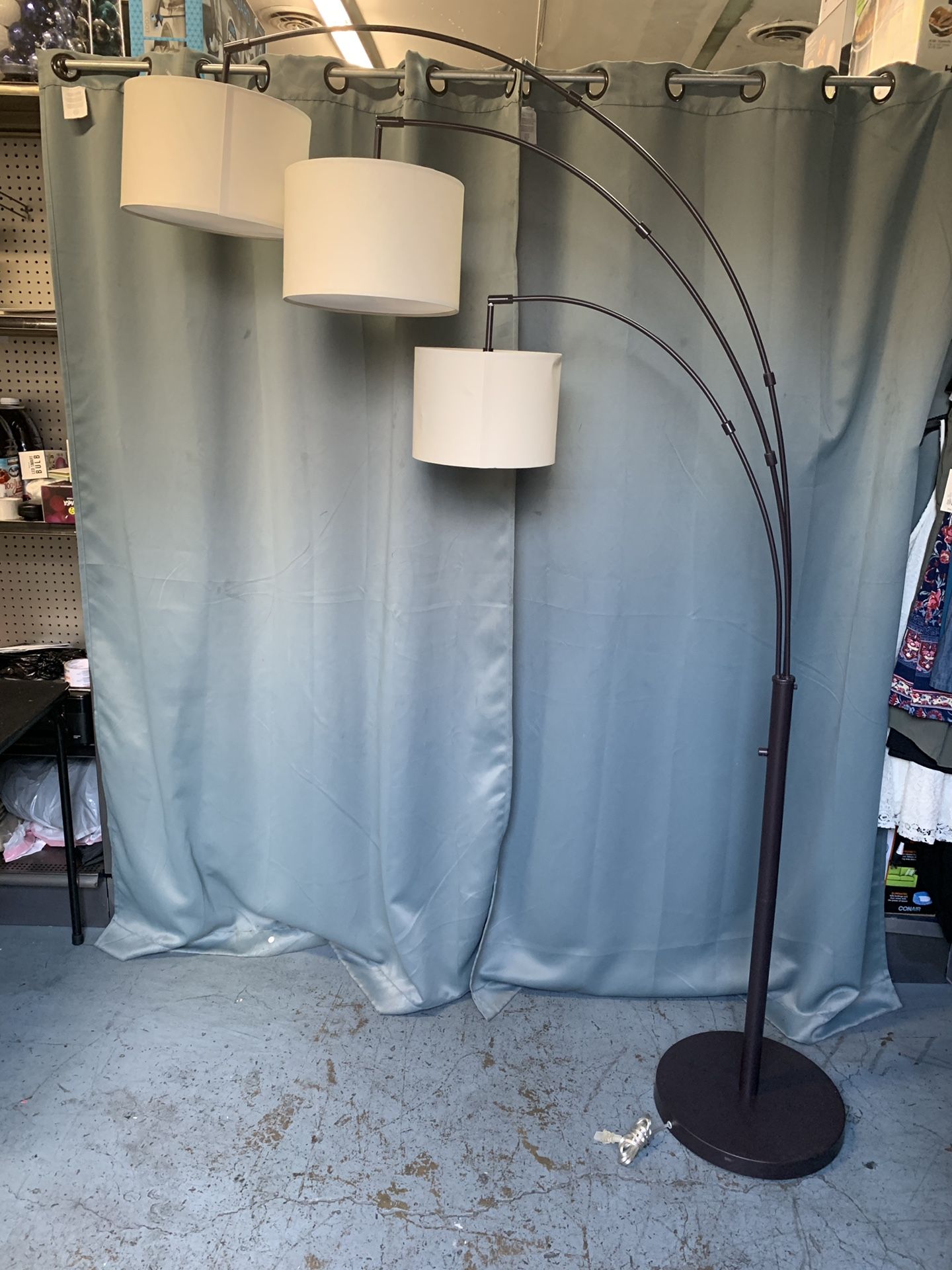 Avenal shaded sale arc floor lamp