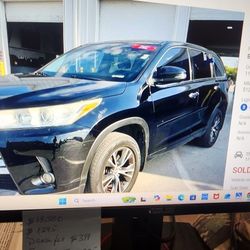 2018 Toyota Highlander 3rd Seat Awd 