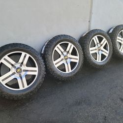 20" Chevy LTZ style rims w/ 275 55 R20 tires