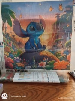 Large Stitch Disney diamond painting kit 20x20. whatmost
