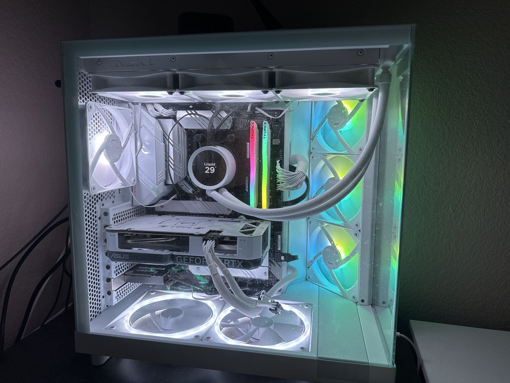White Custom Computer