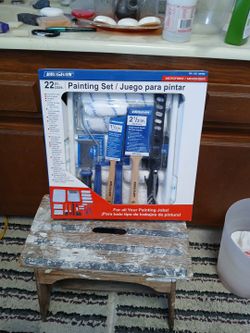 22 Piece Vaughan Painting Set. " We doze, but we never close "