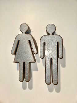 Bathroom sign
