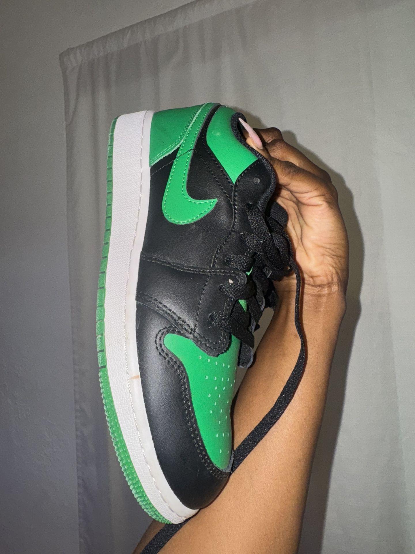 Black And Green Air Jordan 1
