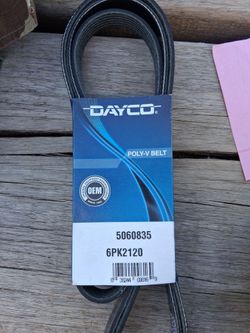 Dayco (contact info removed) / 6PK2120 serpentine belt, new