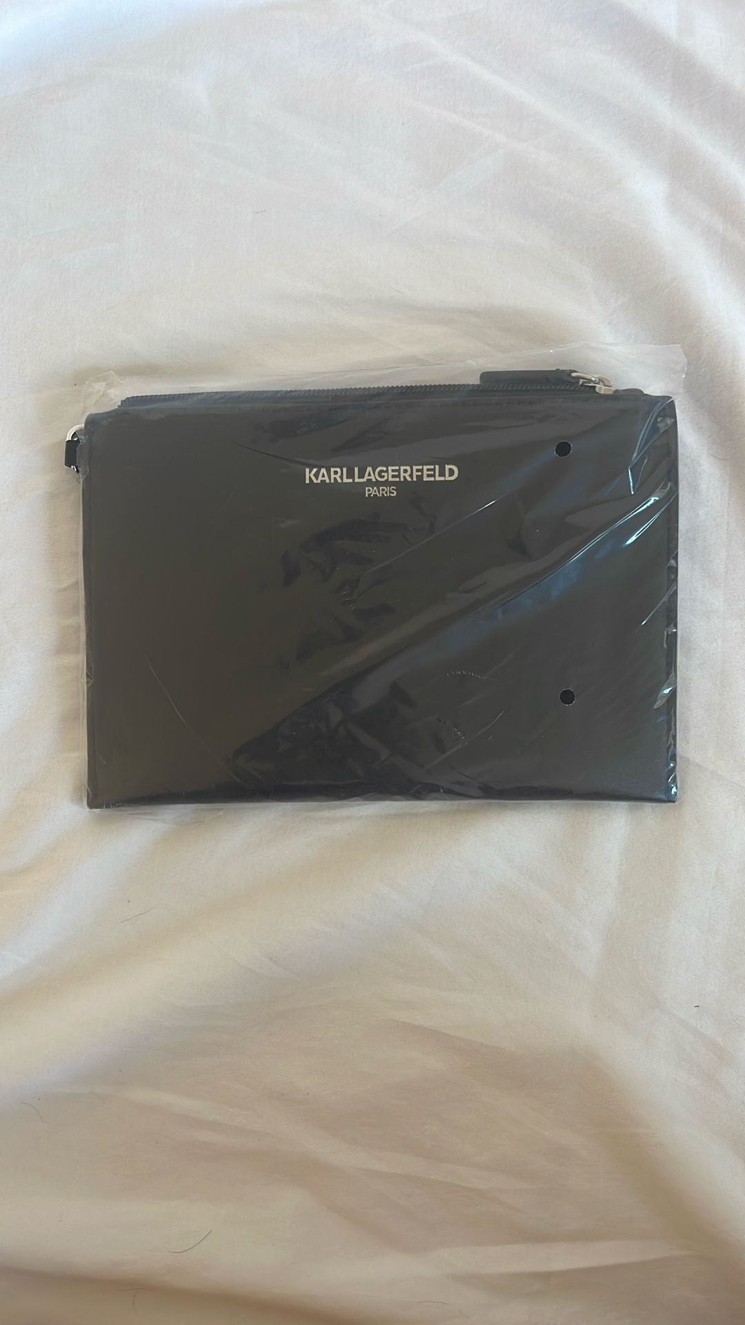 Karl Lagerfield Makeup Or Wristlet Bag
