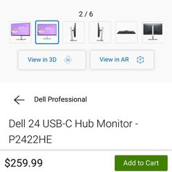 2 brand new Dell Monitors 