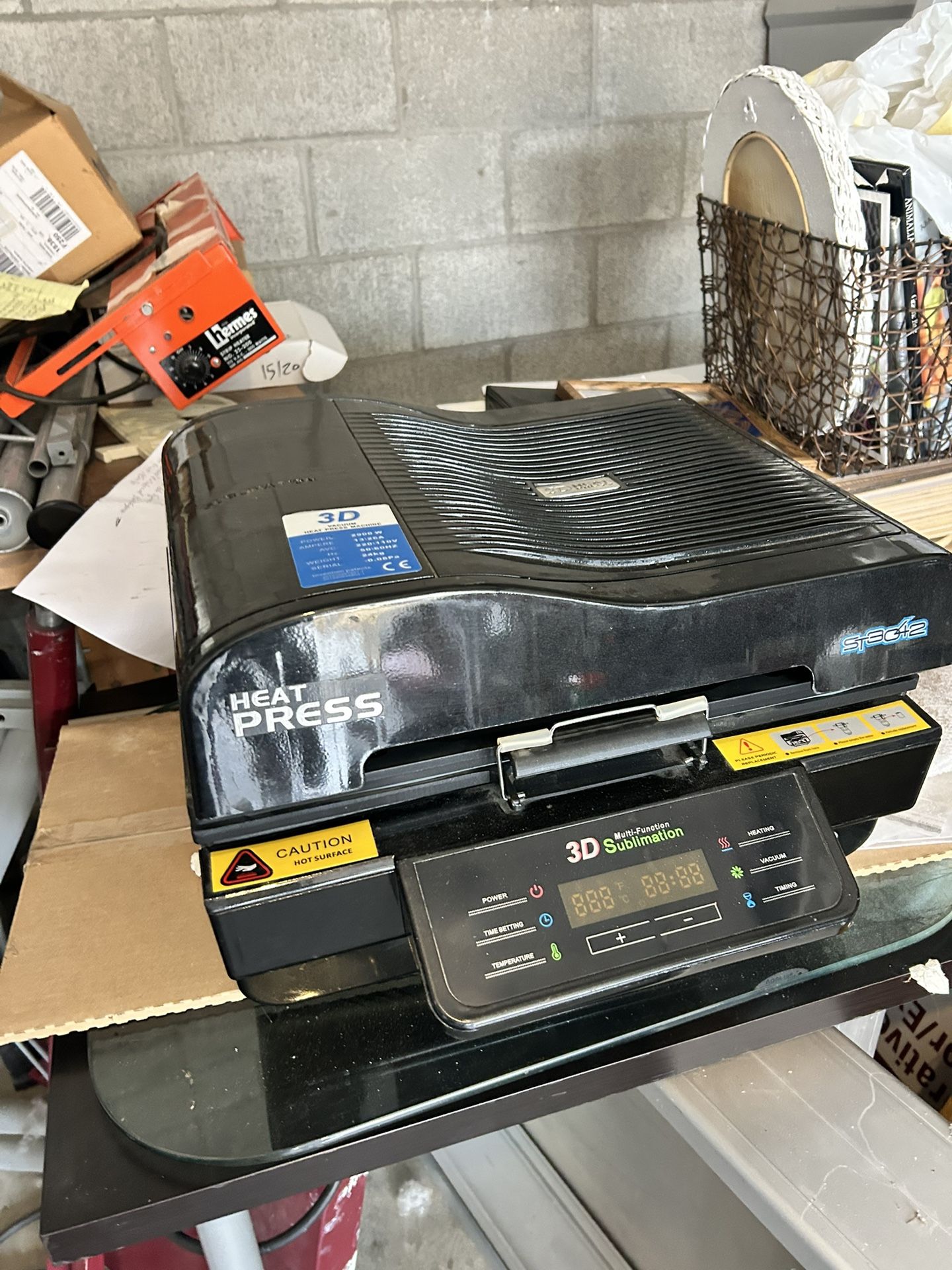 Heat Press St3042 3D Sublimation Station