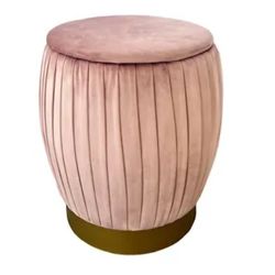 Velvet Storage Ottoman Foot Stool