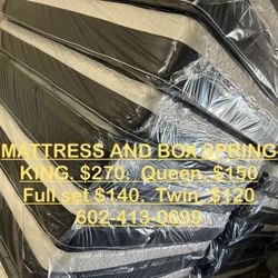 King. Queen. Full. Twin. Bed And Box Spring 