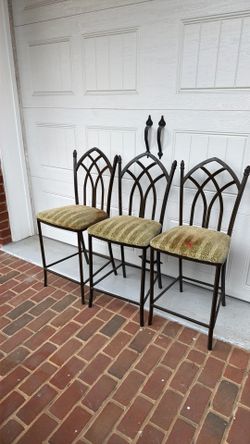 3 counter height chair set.