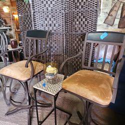 2 Swivel Bar Stool Hi Chairs