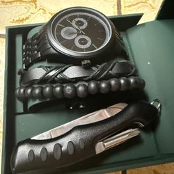 Folio Watch For Men - Gift Set