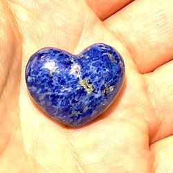 Lapis Lazuli Heart Stone