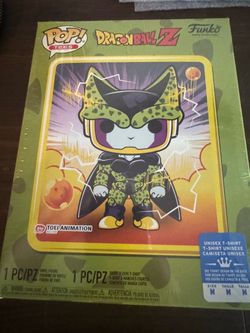 Funko Pop Tees Dragon Ball Z Cell Bundle – Size M