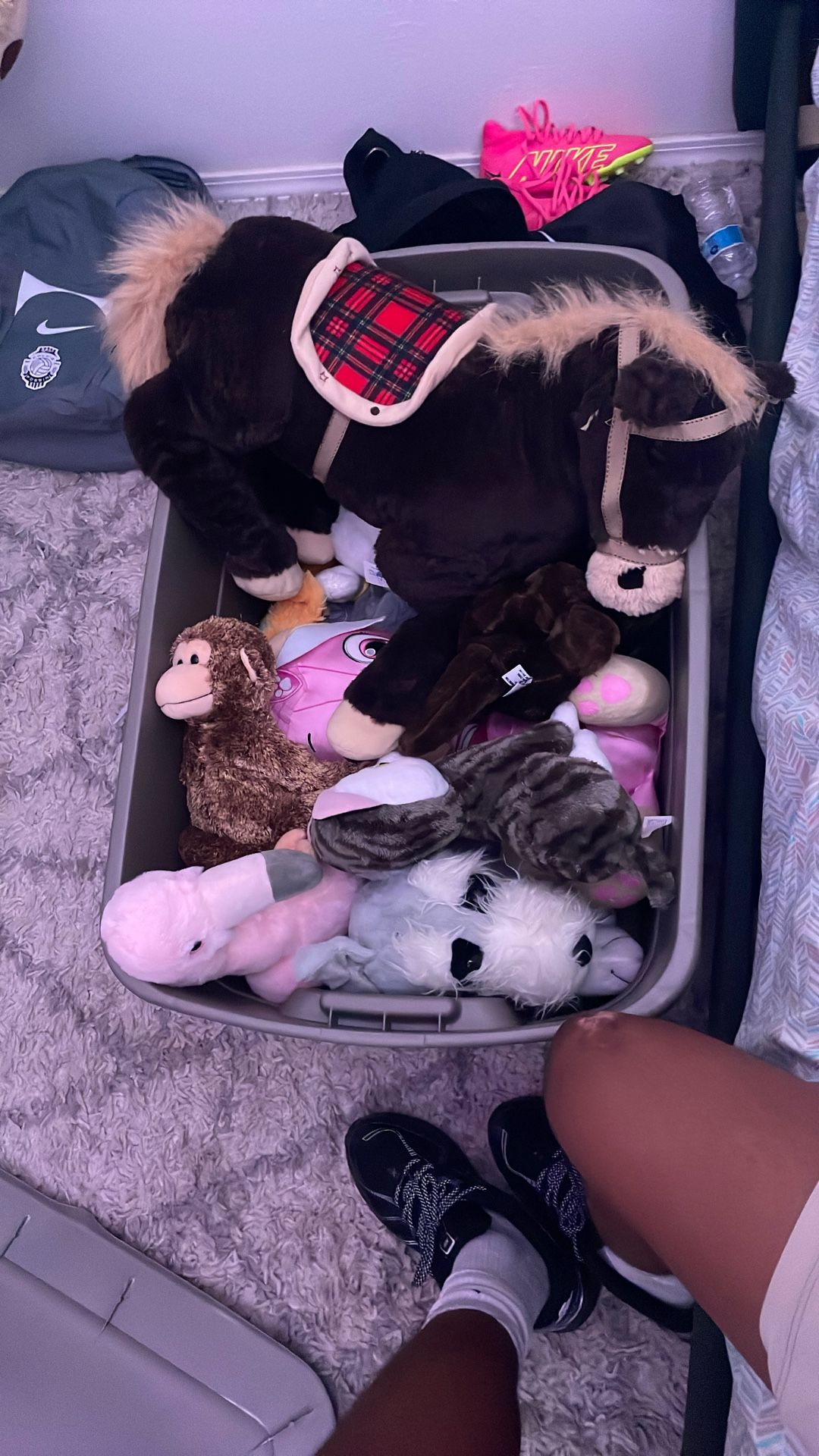 Box Of Stuffed Animals