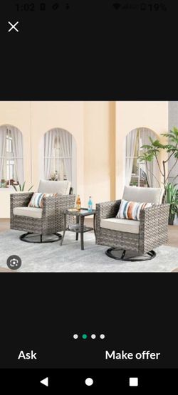 Patio Furniture Set Patio Rocking Chairs Patio Swivel Chairs Brand New 🆕🛺🚎🆕