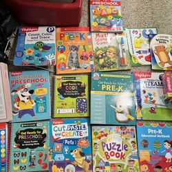 Get Ready For Pre-k Through Kindergarten Work Books.