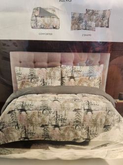 Brand new 3 piece king comforter set