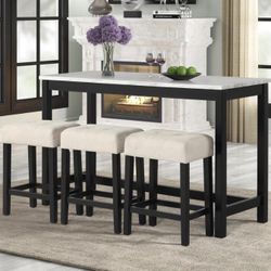 4 Piece Counter Height Dining Set