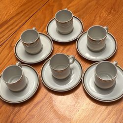 Vintage Demitasse Cups and Saucers.