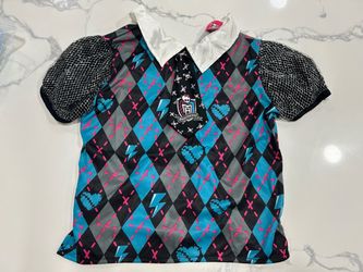 Monster High Girls Halloween Costume Shirt Medium