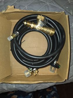 Stanbroil Propane Brass Tee Adapter Kit