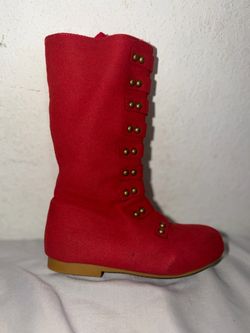 Girls Red boots