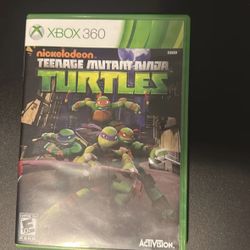 Teenage Mutant Ninja Turtles Game Xbox 360