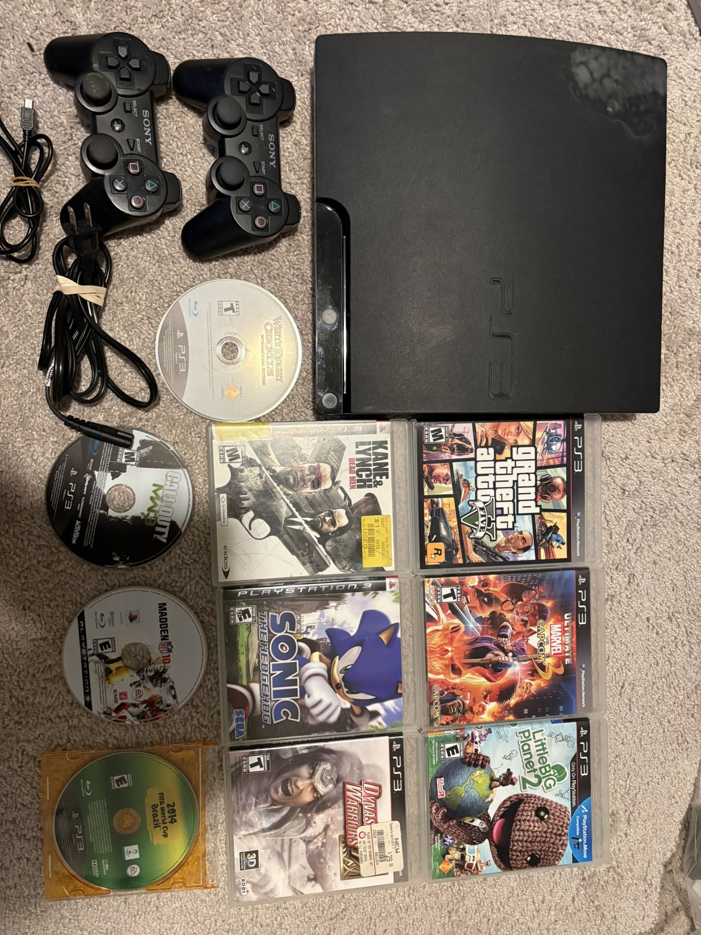 PlayStation 3 PS3 + 10 Games (hablo Espanol)