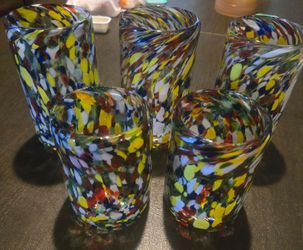 Mexican Confetti Glasses