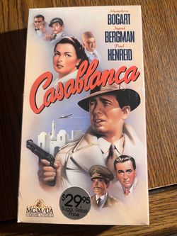 Casablanca VHS MGM/UA Home Video