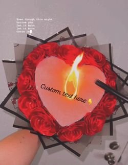 Burn Bouquet With Eternal Roses