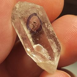 Rare Moving Carbon Inclusion Enhydro HERKIMER DIAMOND 30.70CTW