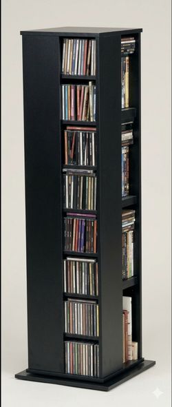 4 sided multimedia storage tower